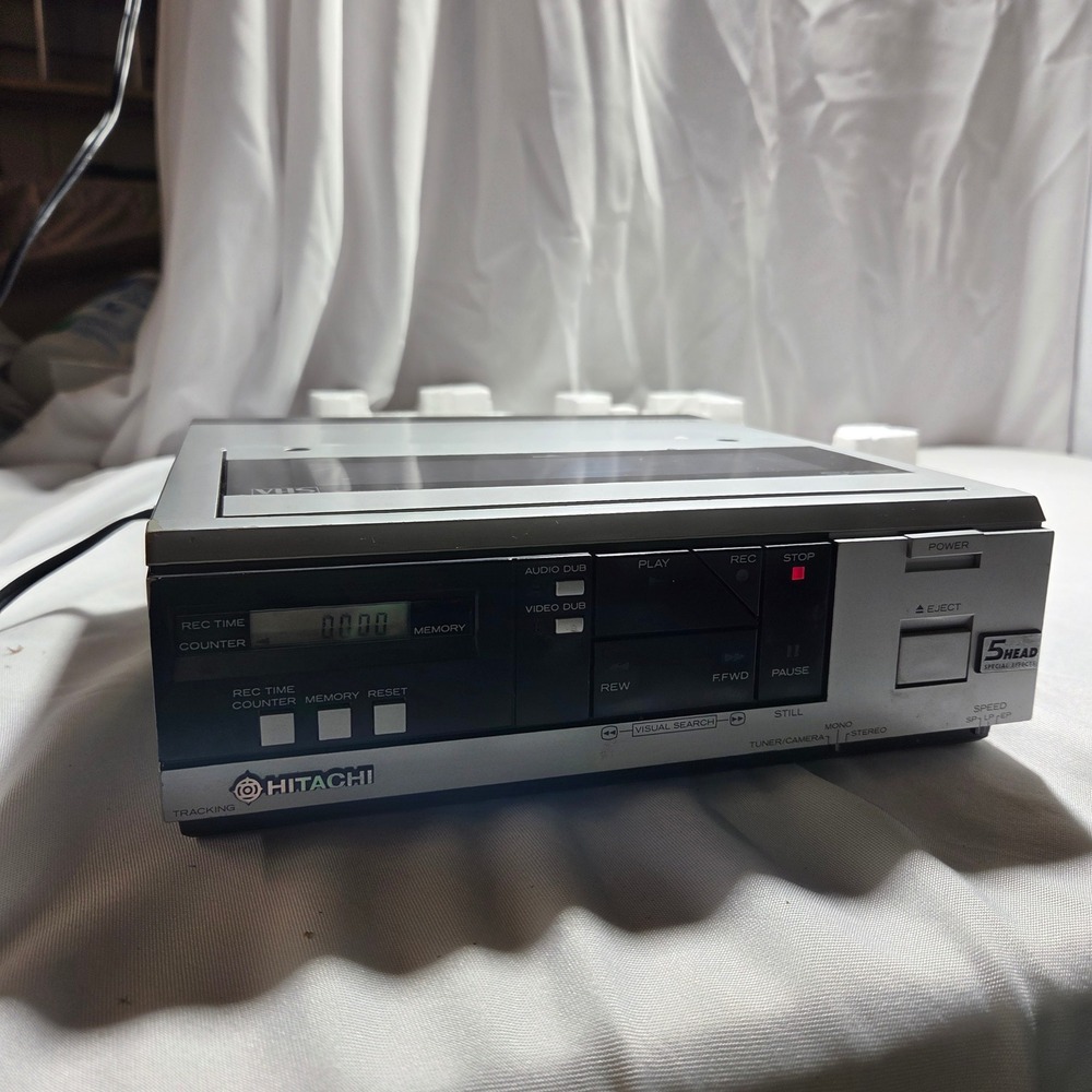 Hitachi VT-7A Portable VHS VCR  Cassette Recorder 5 Head Stereo Parts Repair